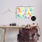 Stupell Industries Neon Colorful Abstract Shapes 2 pc Wall Plaque Art Set Design by June Erica Vess